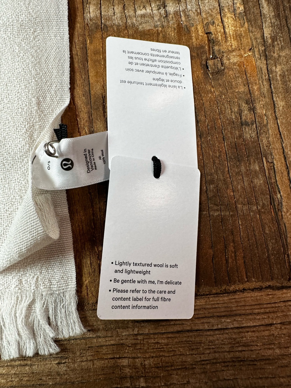 lululemon athletica Cream Lightweight Scarf - Picture 3 of 10